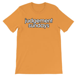 Judgement Sundays Unisex Short Sleeve T-Shirt