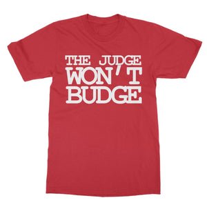 The Judge Don't Budge Softstyle T-Shirt