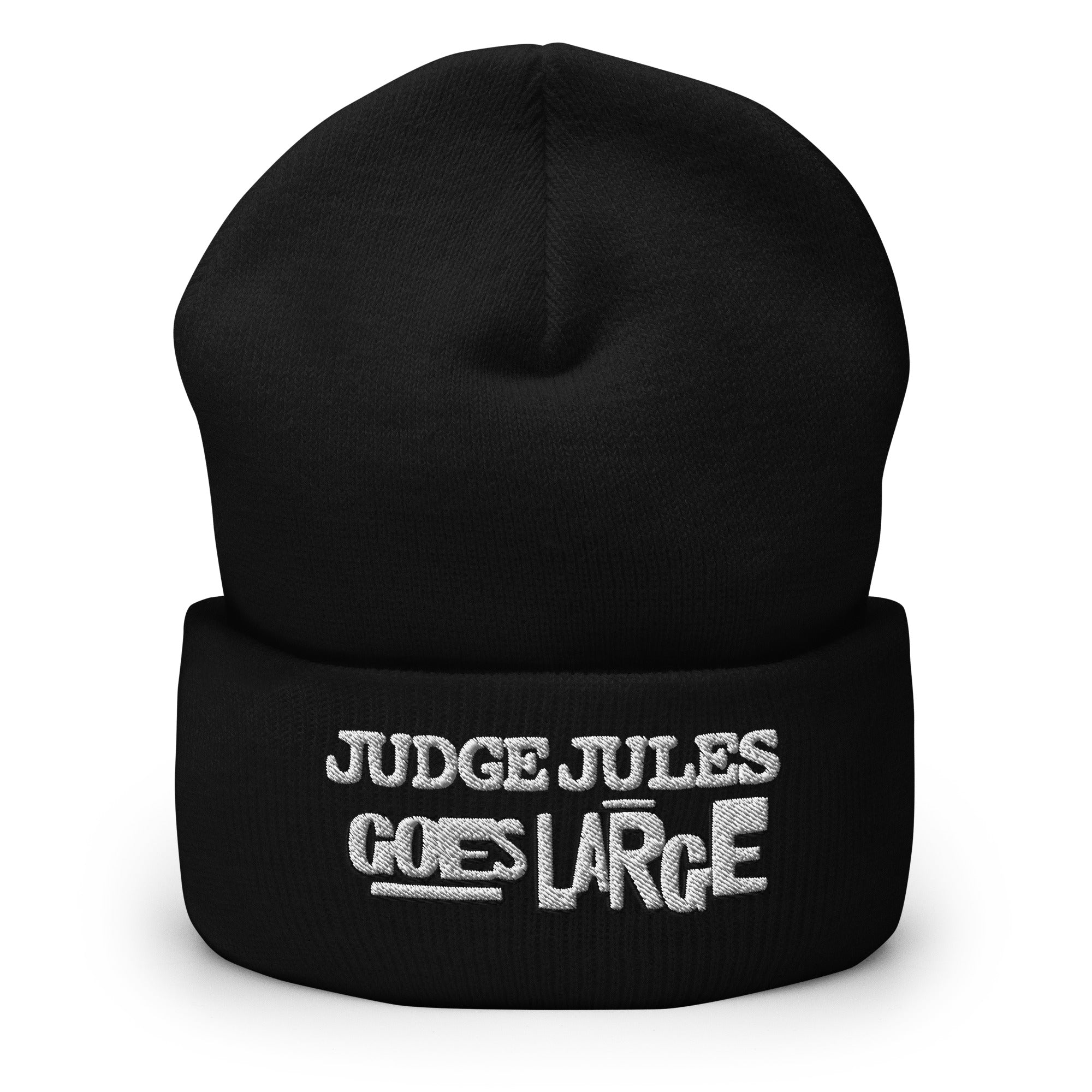 Judge Jules GOES LARGE Cuffed Beanie